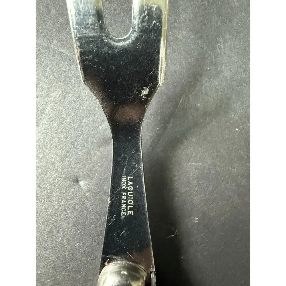 Laguiole Serving Fork Stainless Steel Made In France 10” Cottagecore